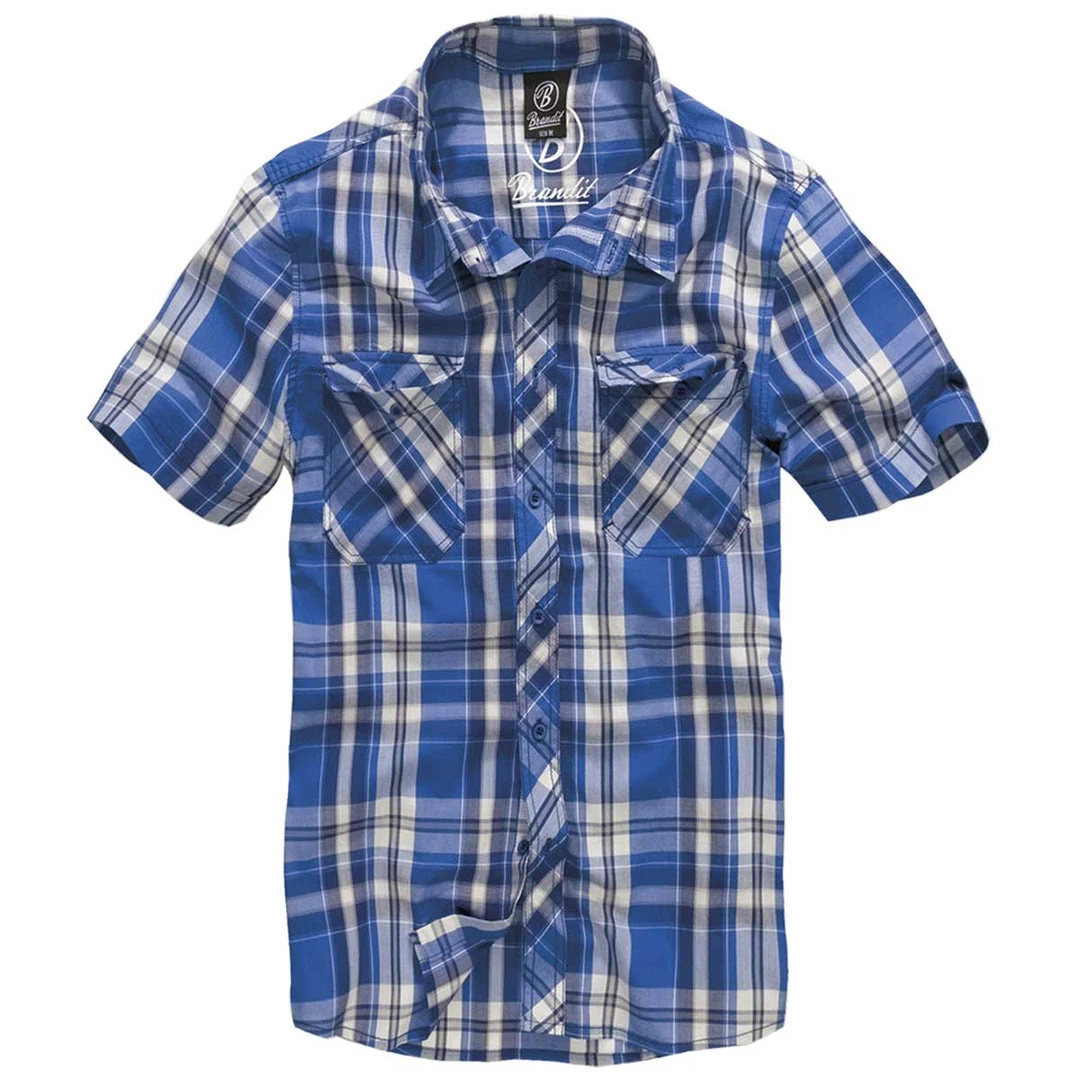 BRANDIT ROADSTAR 1/2 SLEEVE | Men's Short Sleeve Check Shirt Clothing 2 BRANDIT ROADSTAR 1/2 SLEEVE | Men's Short Sleeve Check Shirt Clothing