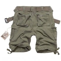 BRANDIT SAVAGE VINTAGE SHORTS | Men's Cotton Canvas Shorts With Belt