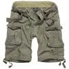 BRANDIT SAVAGE VINTAGE SHORTS | Men's Cotton Canvas Shorts With Belt
