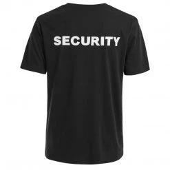 BRANDIT SECURITY T-SHIRT | Men's Short Sleeve Cotton Tee Shirt, Black Clothing