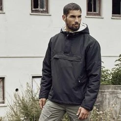 Clothing BRANDIT SHERPA WINDBREAKER | With Teddy Fleece Lining, Black 7 Clothing BRANDIT SHERPA WINDBREAKER | With Teddy Fleece Lining, Black