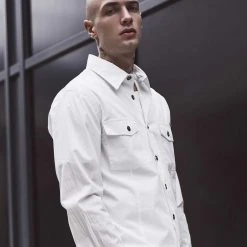 BRANDIT SLIM FIT SHIRT | Men's Vintage Military Long Sleeve Shirt Clothing