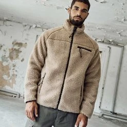 Clothing BRANDIT TEDDY FLEECE JACKET | Men's Full Zip Thermal Coat 4 Clothing BRANDIT TEDDY FLEECE JACKET | Men's Full Zip Thermal Coat