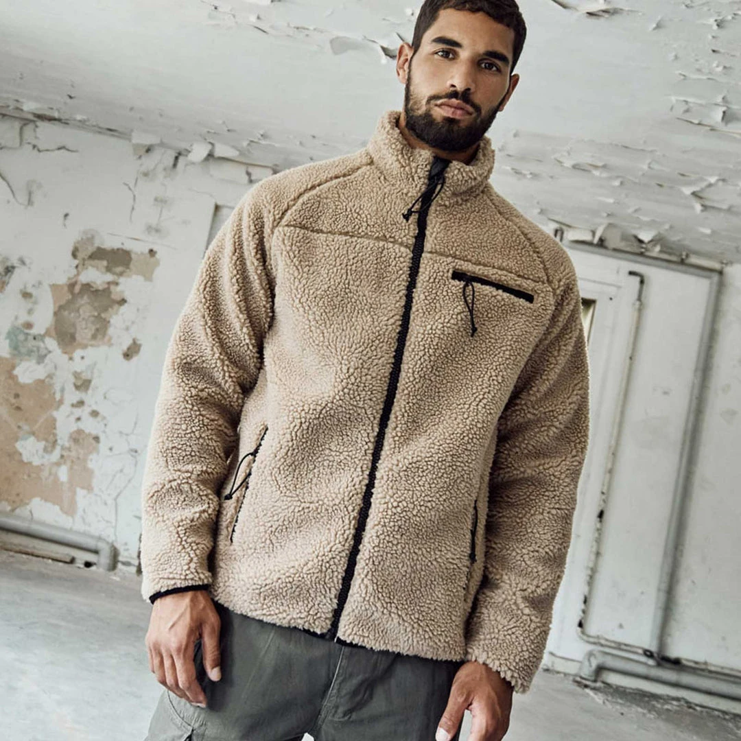 Clothing BRANDIT TEDDY FLEECE JACKET | Men's Full Zip Thermal Coat Clothing BRANDIT TEDDY FLEECE JACKET | Men's Full Zip Thermal Coat