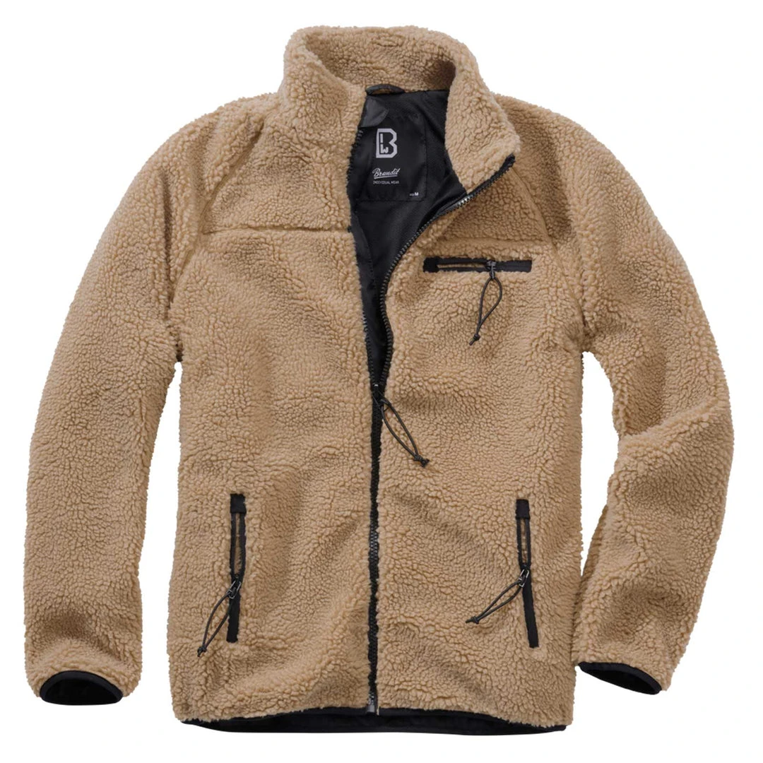 Clothing BRANDIT TEDDY FLEECE JACKET | Men's Full Zip Thermal Coat Clothing BRANDIT TEDDY FLEECE JACKET | Men's Full Zip Thermal Coat