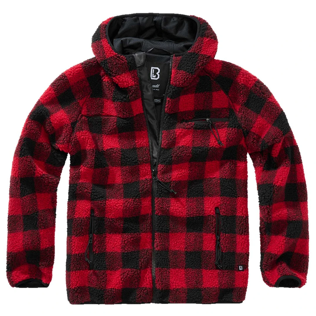 BRANDIT TEDDY FLEECE WORKER JACKET | Men's Hooded Thermal Fleece Coat 3 BRANDIT TEDDY FLEECE WORKER JACKET | Men's Hooded Thermal Fleece Coat