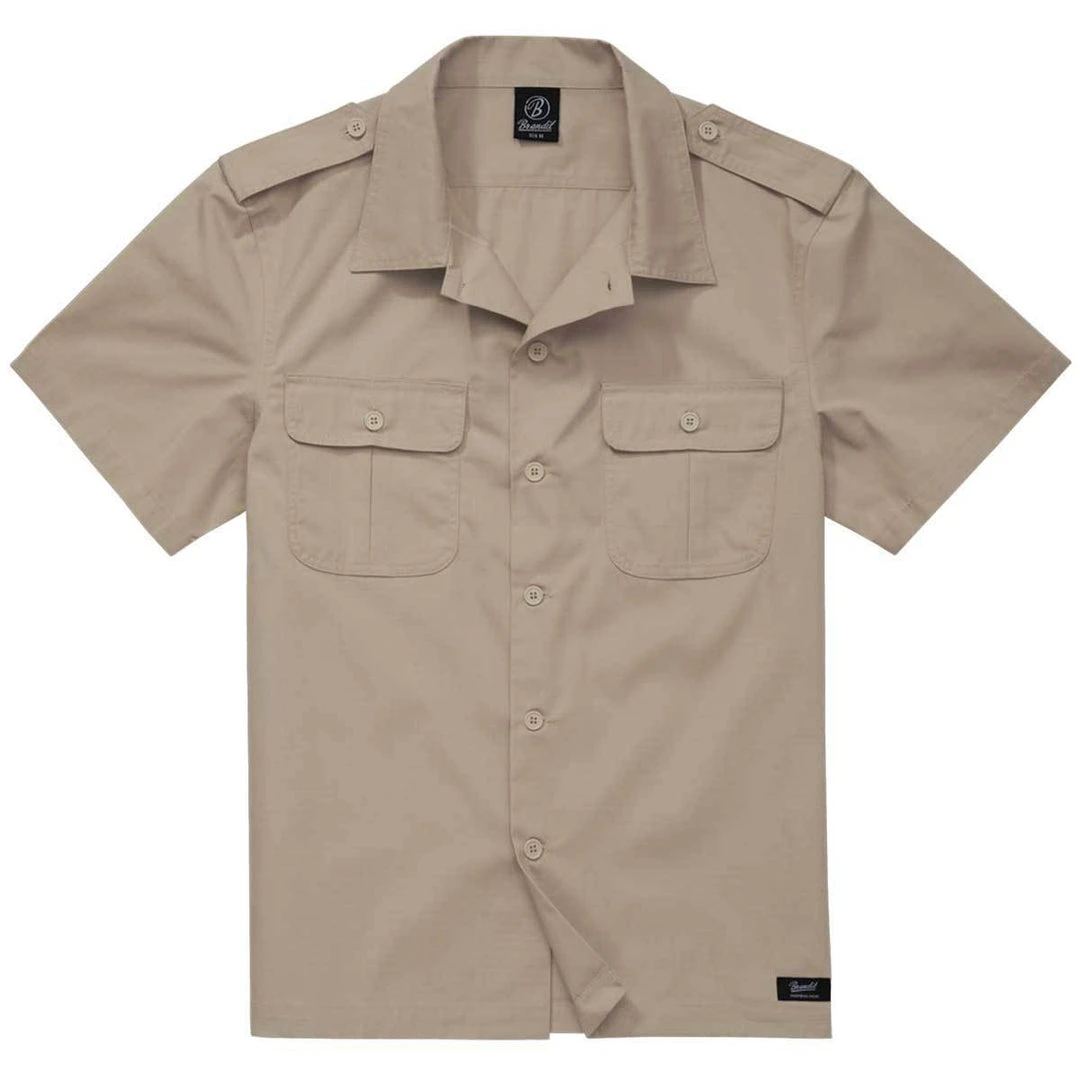 BRANDIT US RIP-STOP SHORT SLEEVE SHIRT | Men's Vintage Military Shirt 1 BRANDIT US RIP-STOP SHORT SLEEVE SHIRT | Men's Vintage Military Shirt