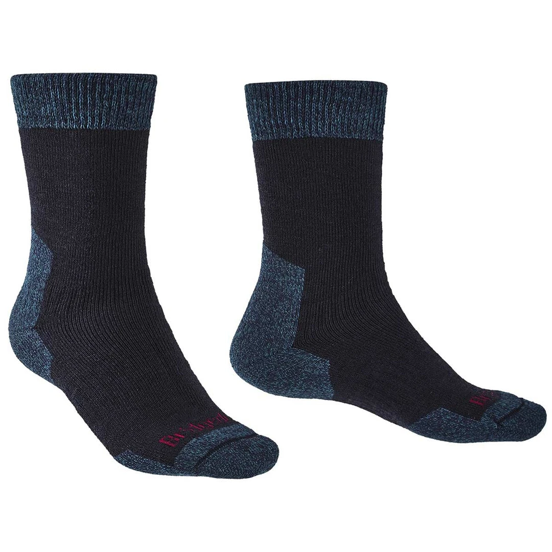 BRIDGEDALE MEN'S HEAVYWEIGHT MERINO COMFORT BOOT SOCKS | Cold Weather 5 BRIDGEDALE MEN'S HEAVYWEIGHT MERINO COMFORT BOOT SOCKS | Cold Weather