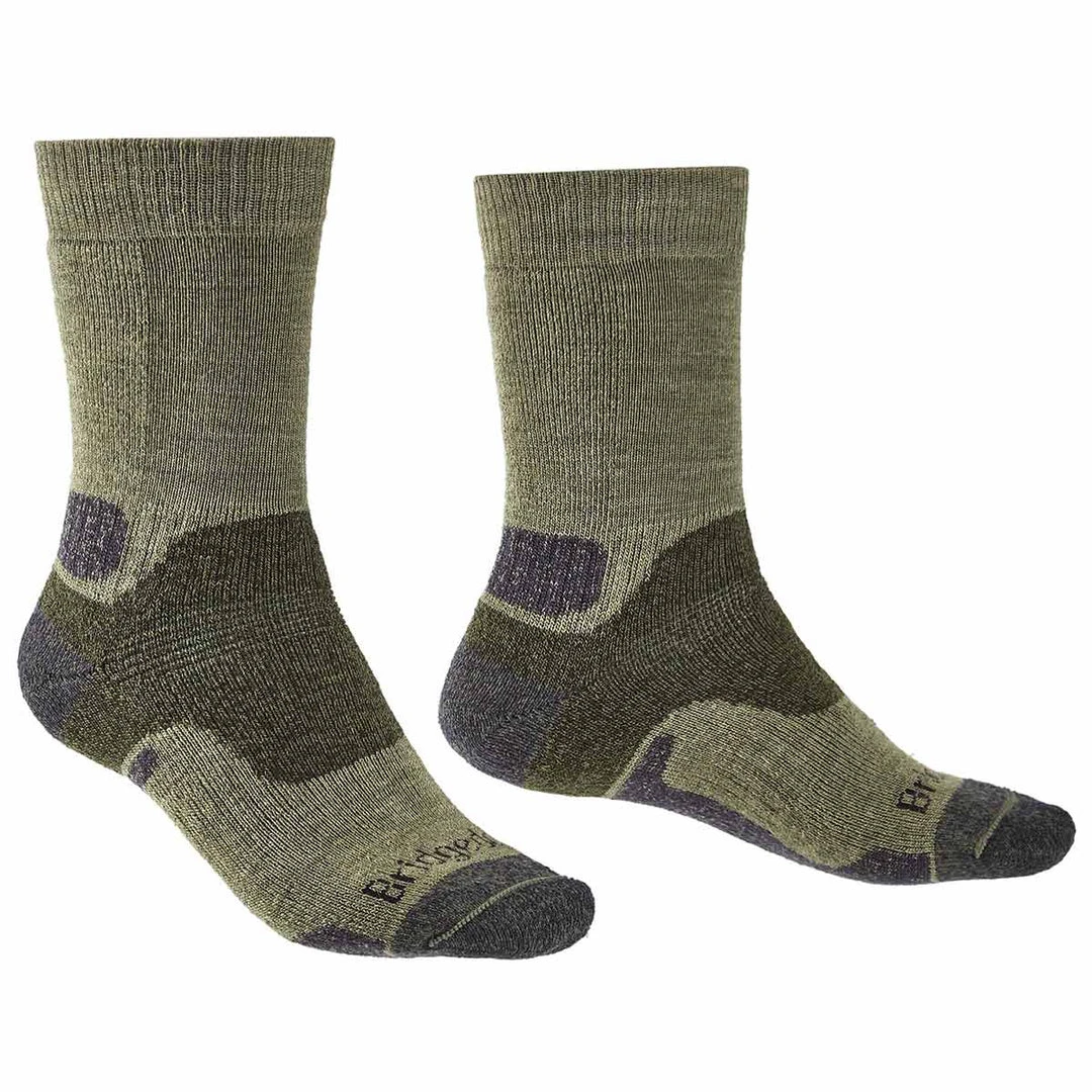 BRIDGEDALE MEN'S MIDWEIGHT MERINO PERFORMANCE BOOT SOCKS 1 BRIDGEDALE MEN'S MIDWEIGHT MERINO PERFORMANCE BOOT SOCKS