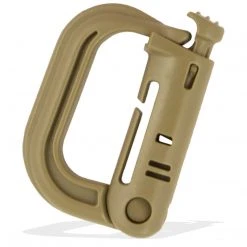 Bulldog Tactical Gear BULL-LOCK | Tactical MOLLE Locking D-Ring, 6.5cm X 4.6cm