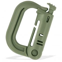 Bulldog Tactical Gear BULL-LOCK | Tactical MOLLE Locking D-Ring, 6.5cm X 4.6cm