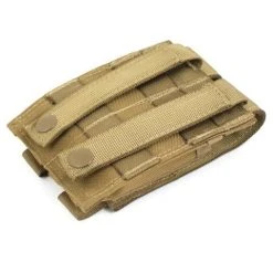 Bulldog Tactical Gear BULLDOG DOUBLE PISTOL MAG POUCH | With Flap Closure, 10cm X 15cm Pouches & Holders