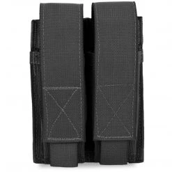 Bulldog Tactical Gear BULLDOG DOUBLE PISTOL MAG POUCH | With Flap Closure, 10cm X 15cm Pouches & Holders