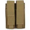 Bulldog Tactical Gear BULLDOG DOUBLE PISTOL MAG POUCH | With Flap Closure, 10cm X 15cm Pouches & Holders