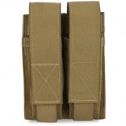Bulldog Tactical Gear BULLDOG DOUBLE PISTOL MAG POUCH | With Flap Closure, 10cm X 15cm Pouches & Holders