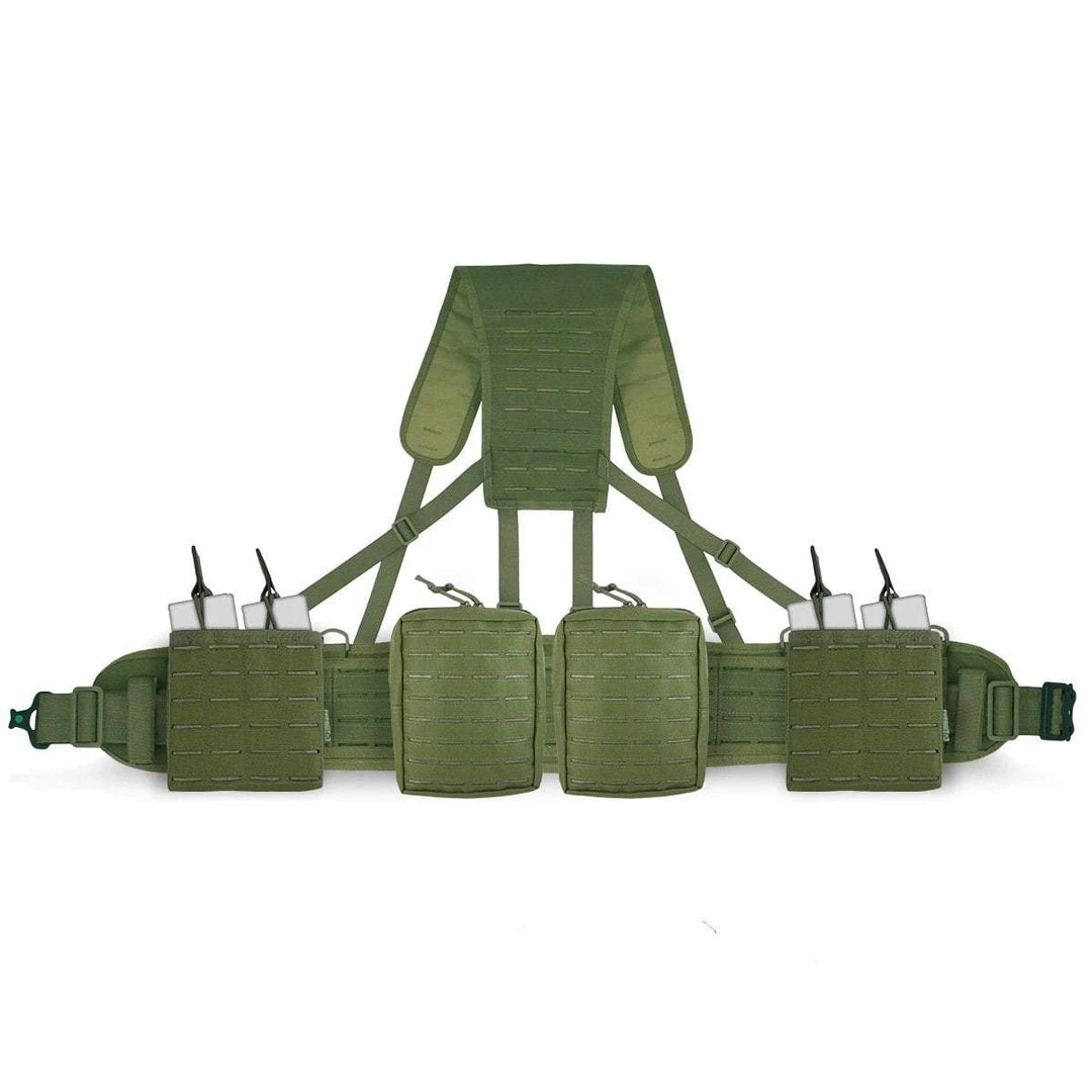 Bulldog Tactical Gear Webbing, Vests & Carriers BULLDOG MOLLE AIRBORNE WEBBING MK1 | Belt, Yoke & Pouch Bundle Bulldog Tactical Gear Webbing, Vests & Carriers BULLDOG MOLLE AIRBORNE WEBBING MK1 | Belt, Yoke & Pouch Bundle