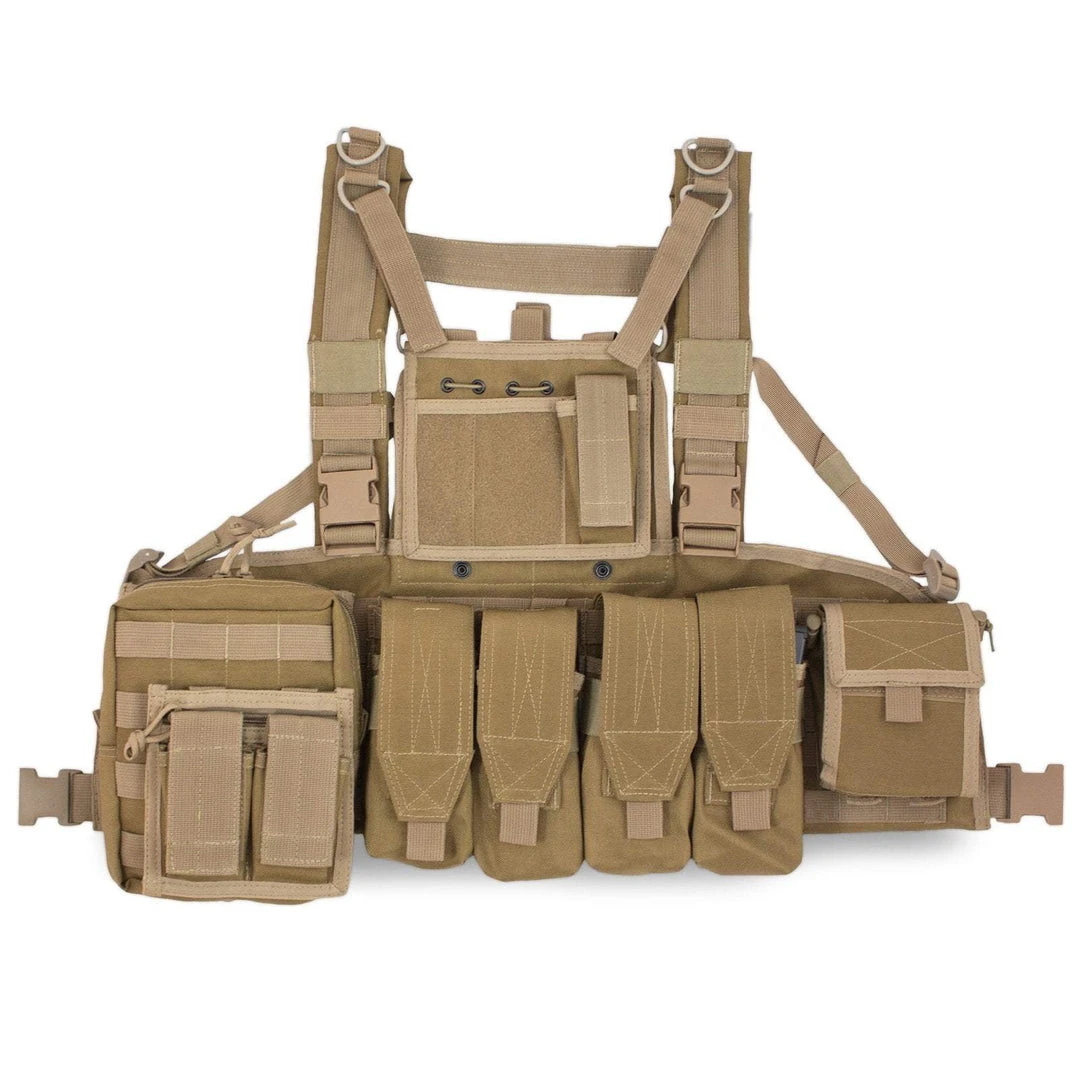Bulldog Tactical Gear BULLDOG OPERATOR CHEST RIG | With Pouches, MOLLE Bulldog Tactical Gear BULLDOG OPERATOR CHEST RIG | With Pouches, MOLLE