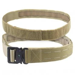 Bulldog Tactical Gear BULLDOG QR LASER MOLLE DOUBLE TACTICAL BELT | Two-Layer Webbing Belt Clothing