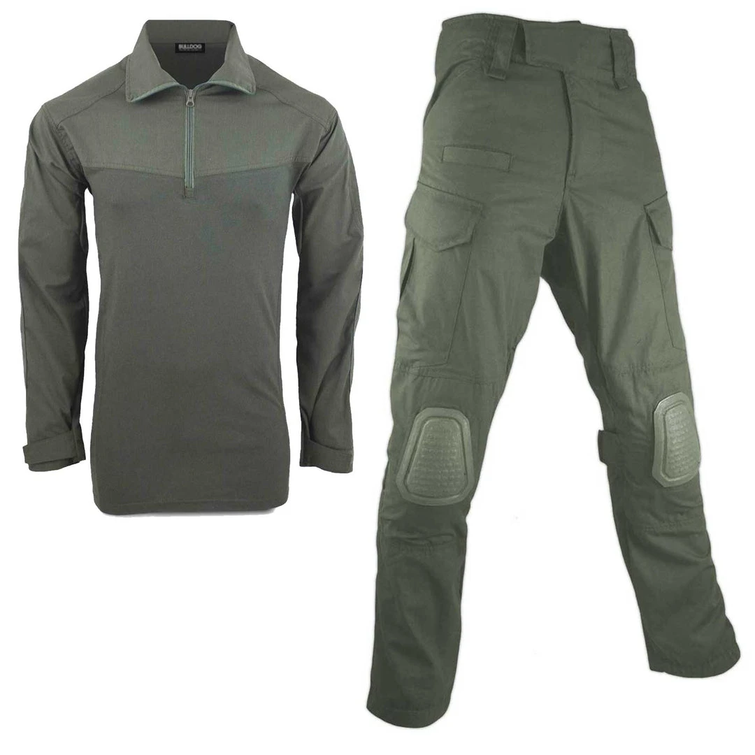 Bulldog Tactical Gear BULLDOG ROGUE MK3 UNIFORM SET WITH COMBAT SHIRT | Olive Green Bulldog Tactical Gear BULLDOG ROGUE MK3 UNIFORM SET WITH COMBAT SHIRT | Olive Green