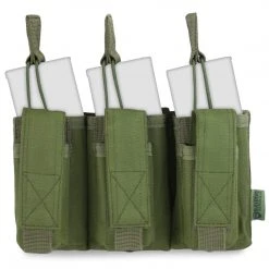 Bulldog Tactical Gear BULLDOG TRIPLE BUNGEE MAG POUCH | Rifle & Pistol Ammo Pouch, MOLLE Pouches & Holders