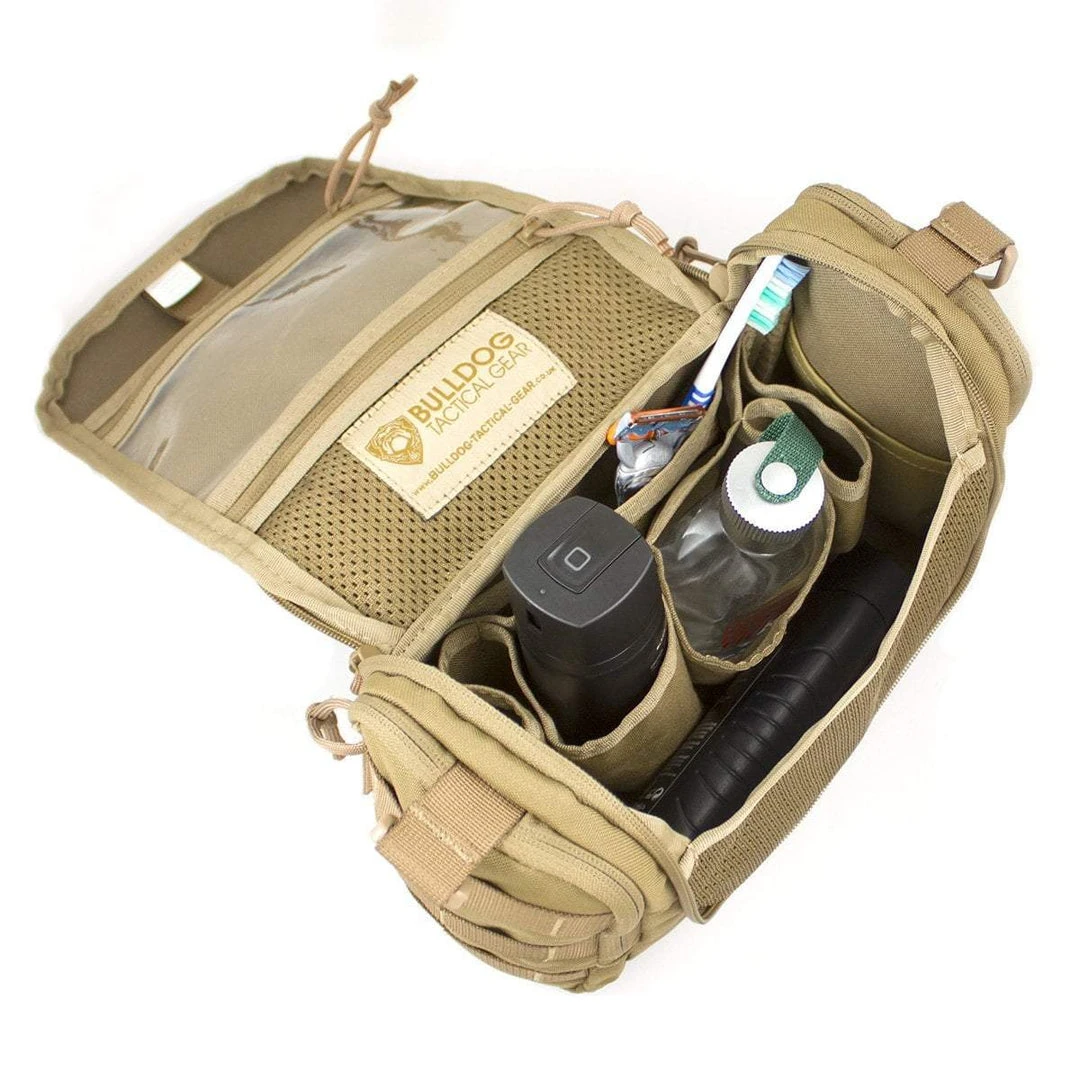Bulldog Tactical Gear BULLDOG WASH BAG | Military Hanging Toiletries Bag, 27cm X 16cm 9 Bulldog Tactical Gear BULLDOG WASH BAG | Military Hanging Toiletries Bag, 27cm X 16cm