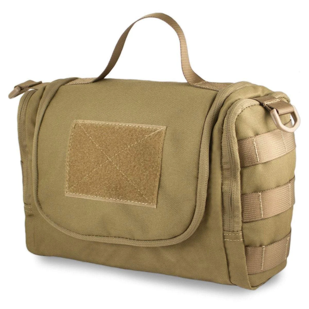 Bulldog Tactical Gear BULLDOG WASH BAG | Military Hanging Toiletries Bag, 27cm X 16cm 2 Bulldog Tactical Gear BULLDOG WASH BAG | Military Hanging Toiletries Bag, 27cm X 16cm