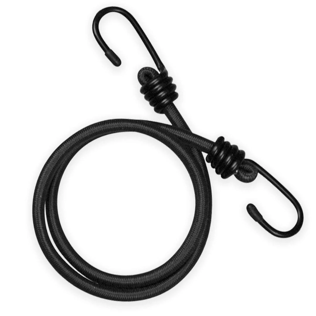 Unbranded BUNGEE CORD WITH HOOKS | Elasticated, Sold Individually, 5 Lengths 1 Unbranded BUNGEE CORD WITH HOOKS | Elasticated, Sold Individually, 5 Lengths