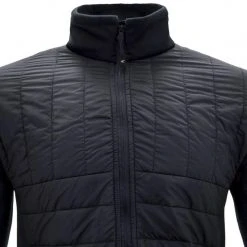 Discontinued Product CARINTHIA G-LOFT ULTRA SHIRT | Men's Quilted Top With Full Zip, Black Rainwear