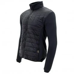 Discontinued Product CARINTHIA G-LOFT ULTRA SHIRT | Men's Quilted Top With Full Zip, Black Rainwear