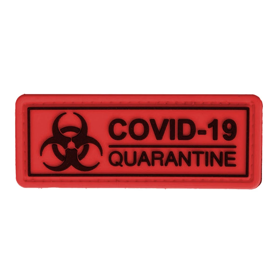 Unbranded Insignia & Patches COVID-19 QUARANTINE PATCH | PVC, Hook & Loop, 8.5 Cm X 3 Cm 2 Unbranded Insignia & Patches COVID-19 QUARANTINE PATCH | PVC, Hook & Loop, 8.5 Cm X 3 Cm