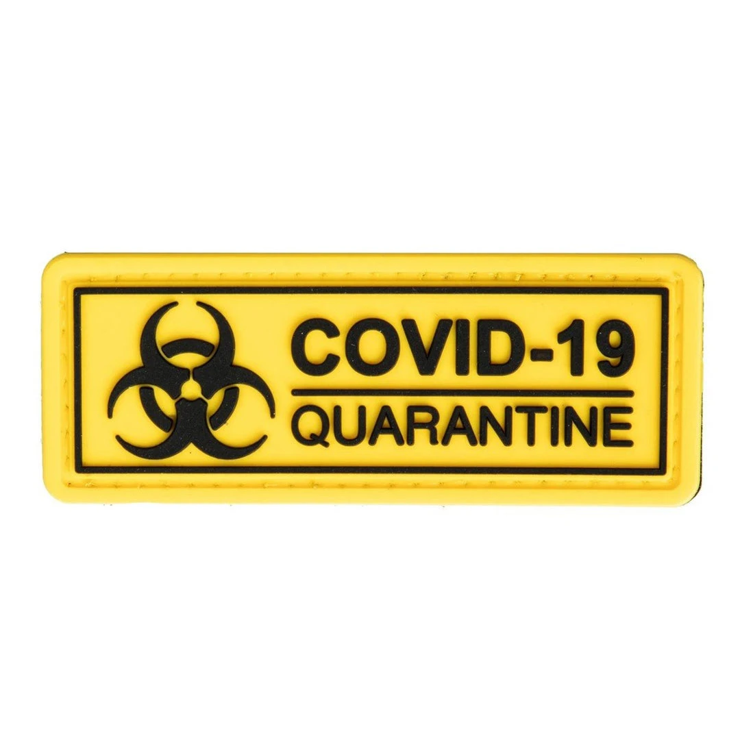 Unbranded Insignia & Patches COVID-19 QUARANTINE PATCH | PVC, Hook & Loop, 8.5 Cm X 3 Cm 1 Unbranded Insignia & Patches COVID-19 QUARANTINE PATCH | PVC, Hook & Loop, 8.5 Cm X 3 Cm