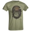 Defcon 5 Clothing D.FIVE HELMET MONKEY TEE | Men's Short Sleeve Military Graphic T-Shirt