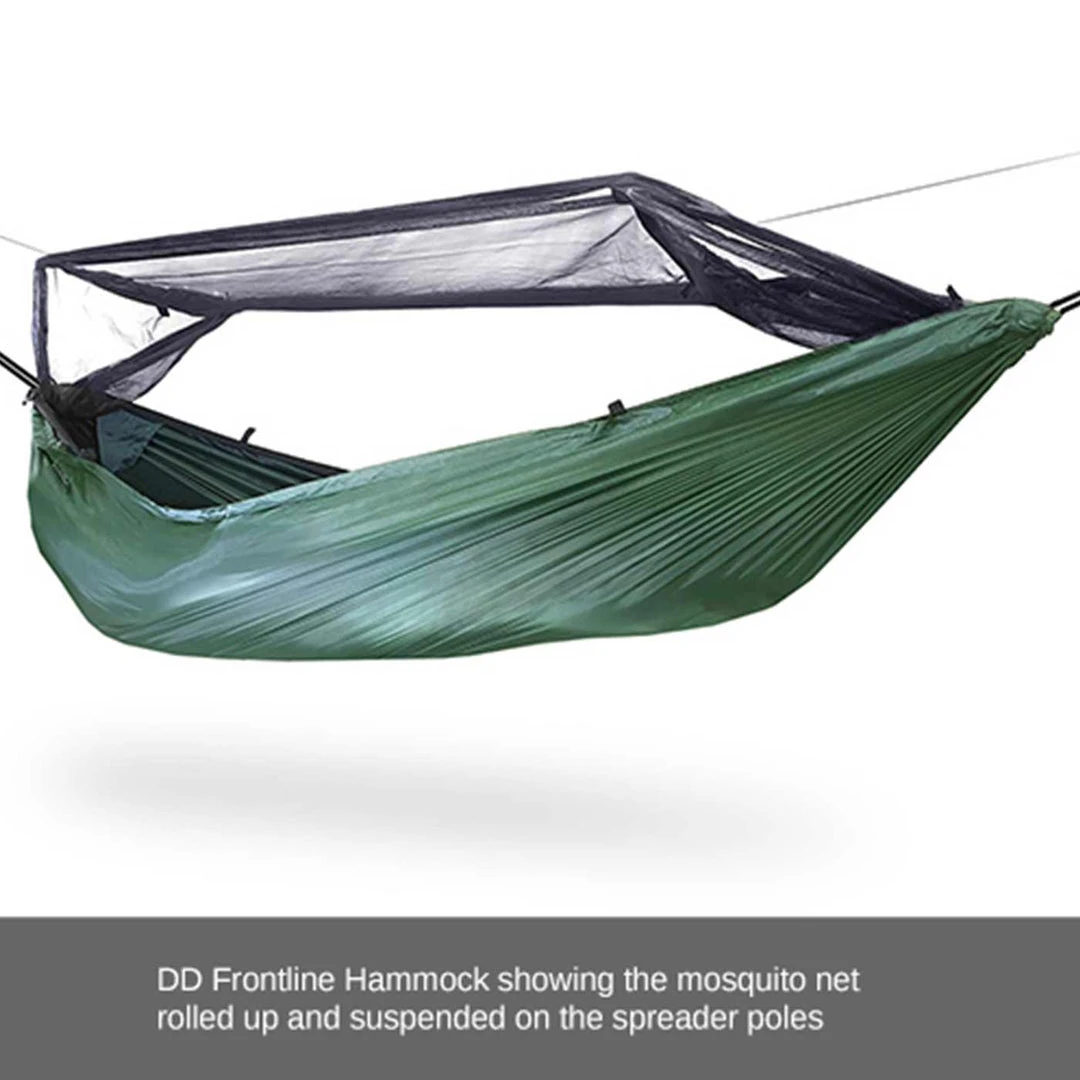 DD Hammocks DD FRONTLINE HAMMOCK | Bugproof & Breathable With Insect Net DD Hammocks DD FRONTLINE HAMMOCK | Bugproof & Breathable With Insect Net