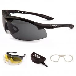 EOD IWear EOD STEALTH | Ballistic Glasses, 3 Lens Kit, Grey/Clear/Yellow Sunglasses