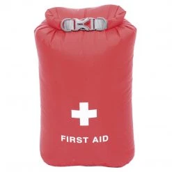 EXPED FIRST AID FOLD DRYBAG M 5.5L | Medic Dry Bag, Red, 16cm X 30cm