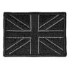 Bulldog Tactical Gear BLACK SUBDUED BRITISH UNION JACK PATCH | Hook & Loop, 7.5cm X 5cm Insignia & Patches
