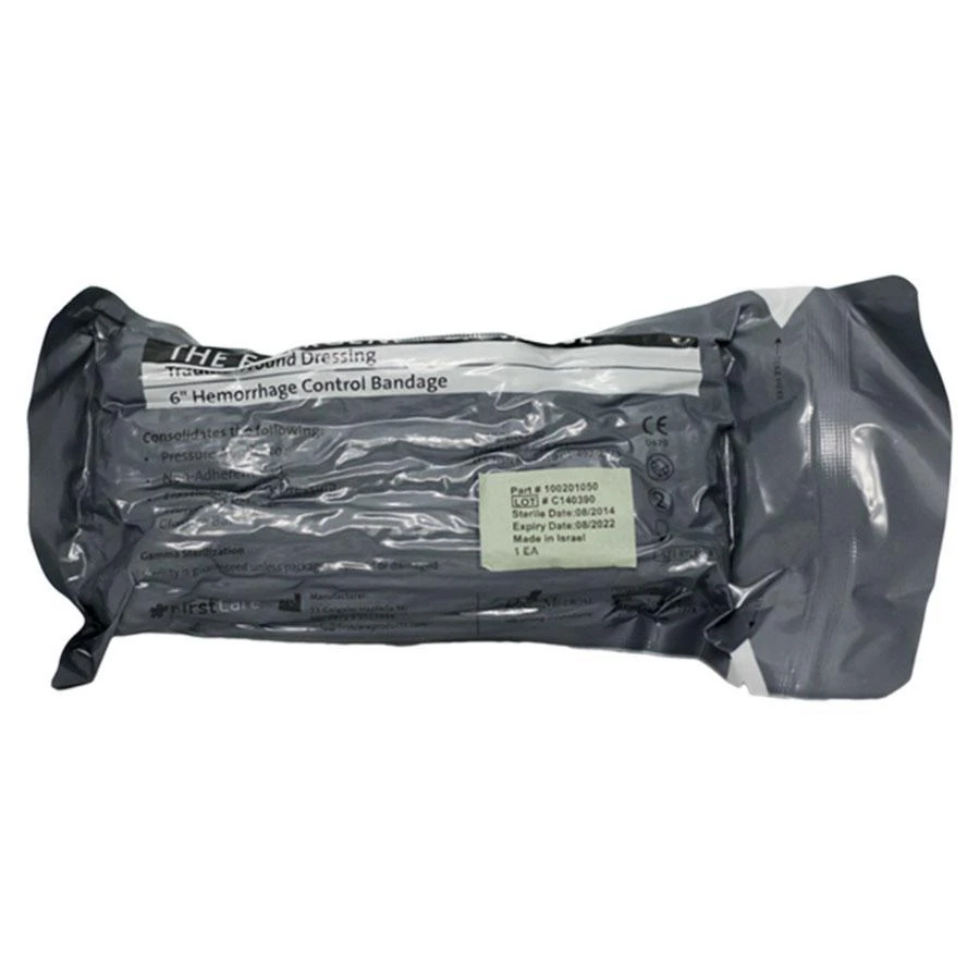 FIRST CARE 6" ISRAELI BANDAGE WITH PRESSURE BAR | 15.2cm Camping & Survival 3 FIRST CARE 6" ISRAELI BANDAGE WITH PRESSURE BAR | 15.2cm Camping & Survival