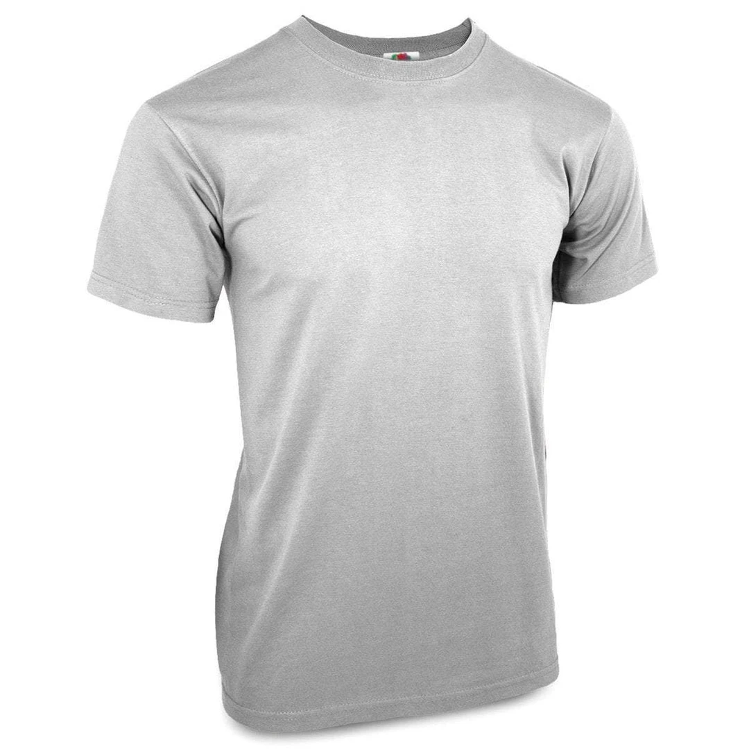 FRUIT OF THE LOOM SUPER PREMIUM T-SHIRT HEATHER GREY | 100% Cotton Clothing 1 FRUIT OF THE LOOM SUPER PREMIUM T-SHIRT HEATHER GREY | 100% Cotton Clothing