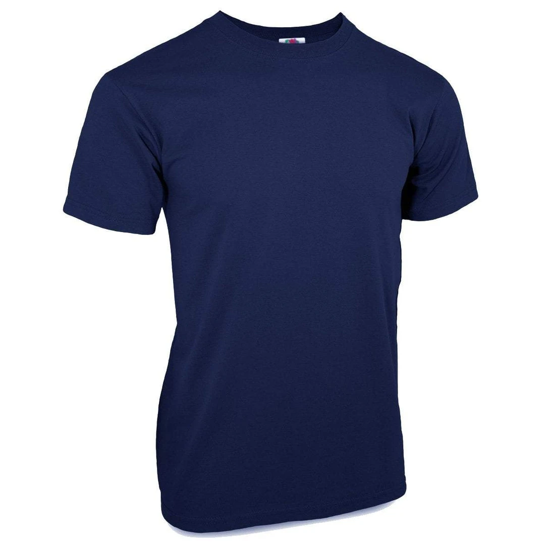 FRUIT OF THE LOOM SUPER PREMIUM T-SHIRT NAVY BLUE | 100% Cotton Clothing 1 FRUIT OF THE LOOM SUPER PREMIUM T-SHIRT NAVY BLUE | 100% Cotton Clothing
