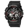 Casio Watches G-SHOCK GA-100-1A4ER | Shock-Resistant Analogue Watch With Resin Band