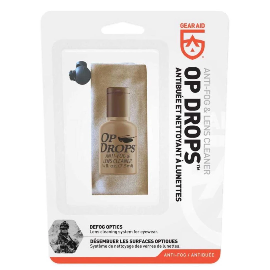 McNett GEAR AID OP DROPS 7.5ml | Anti-Fog & Lens Cleaning Liquid With Cloth Equipment 3 McNett GEAR AID OP DROPS 7.5ml | Anti-Fog & Lens Cleaning Liquid With Cloth Equipment