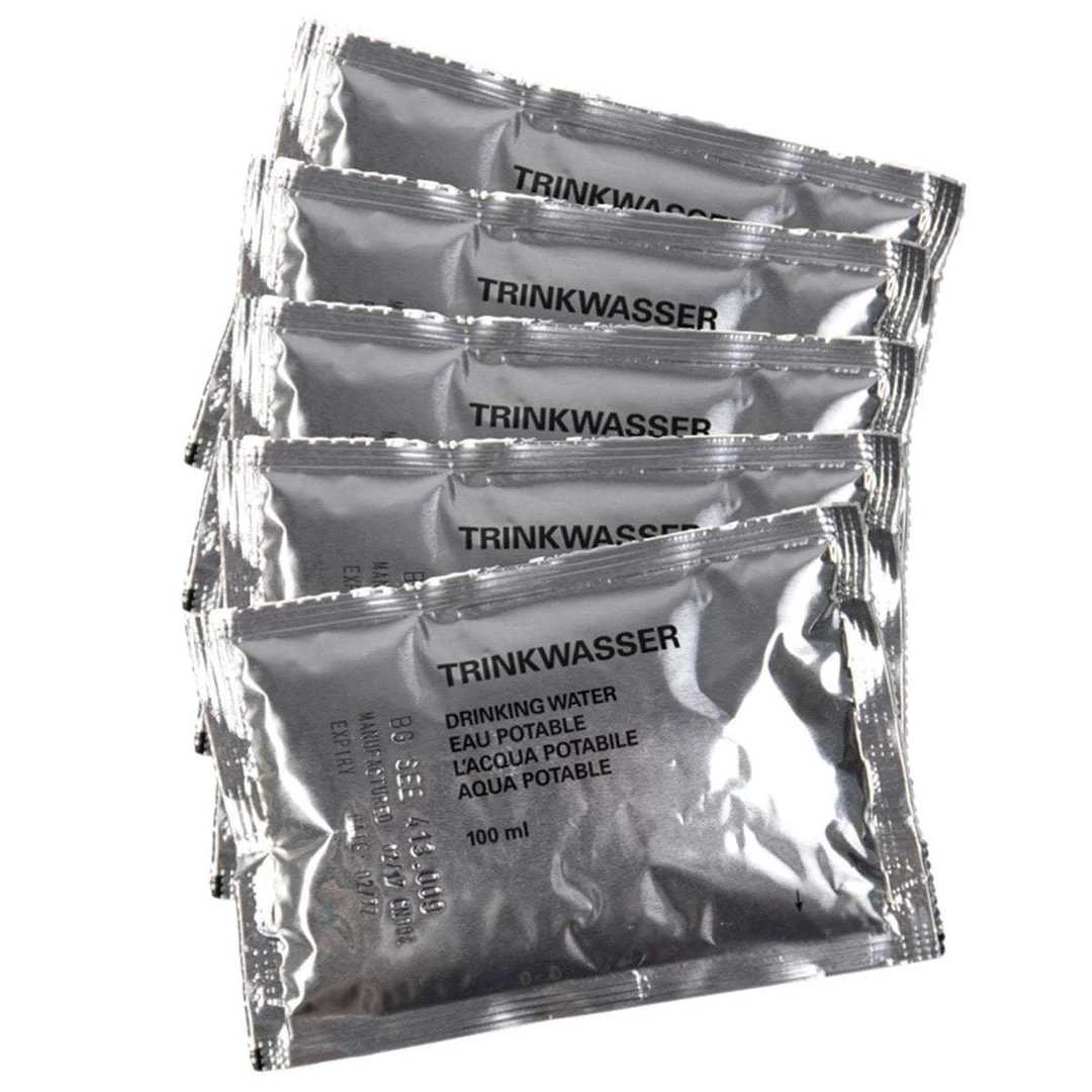 Unbranded Camping & Survival Packaged Drinking Water (5 X 100 Ml) 1 Unbranded Camping & Survival Packaged Drinking Water (5 X 100 Ml)