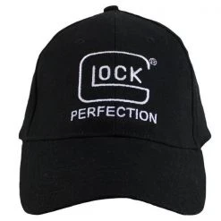Headwear GLOCK PERFECTION LOGO CAP BLACK | Strapback, Cotton Twill