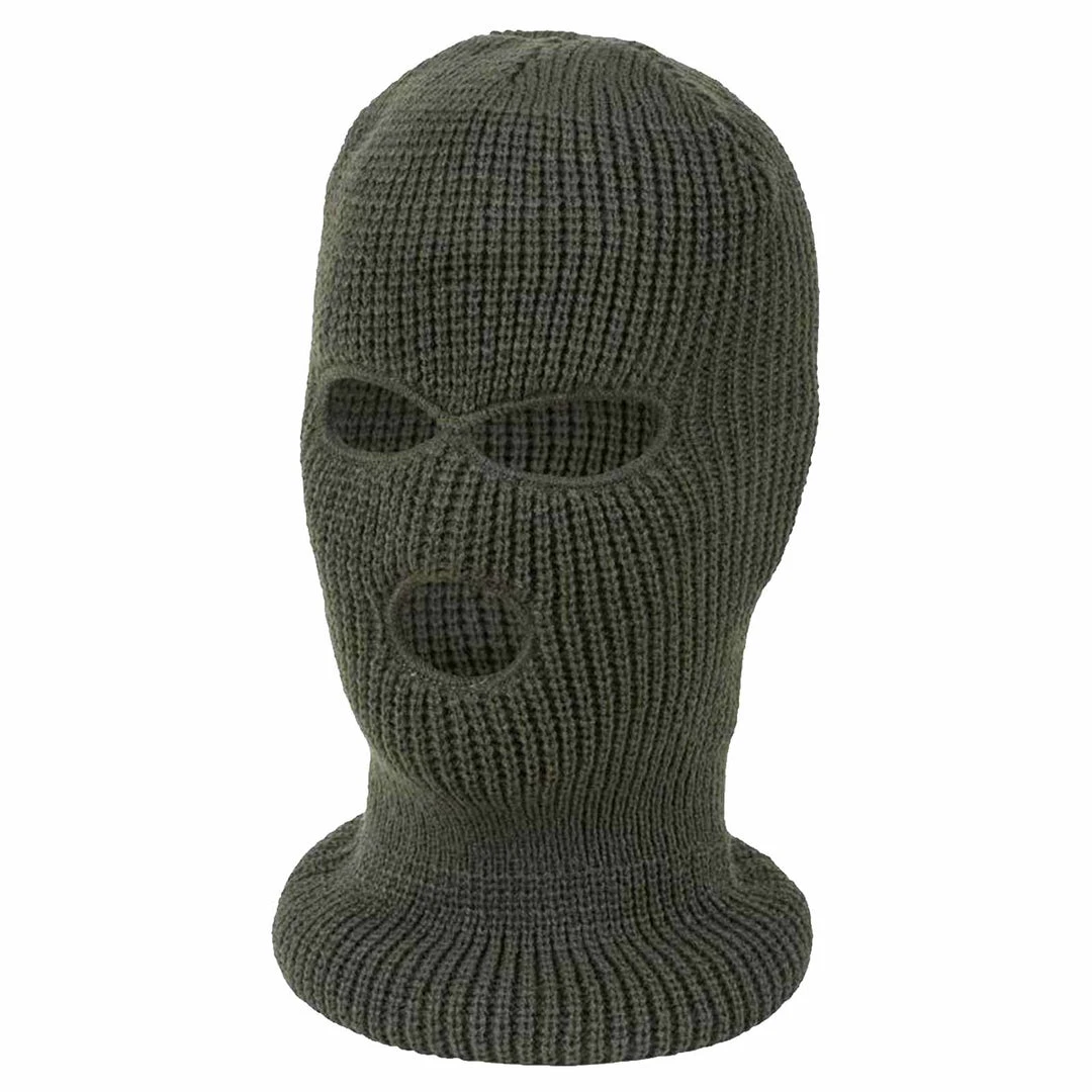 Headwear HIGHLANDER 3-HOLE ACRYLIC BALACLAVA | Knitted Heavyweight Hood 2 Headwear HIGHLANDER 3-HOLE ACRYLIC BALACLAVA | Knitted Heavyweight Hood