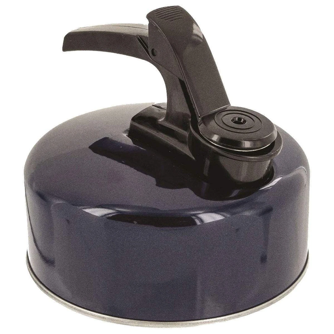 HIGHLANDER ALUMINIUM WHISTLING KETTLE 1L | Enamel Coated 1 HIGHLANDER ALUMINIUM WHISTLING KETTLE 1L | Enamel Coated