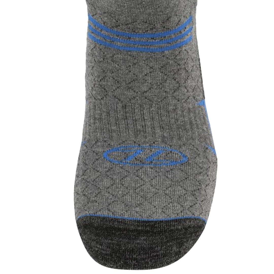 HIGHLANDER BASE SOCKS | Mild Weather Merino Wool Sock, Charcoal 4 HIGHLANDER BASE SOCKS | Mild Weather Merino Wool Sock, Charcoal