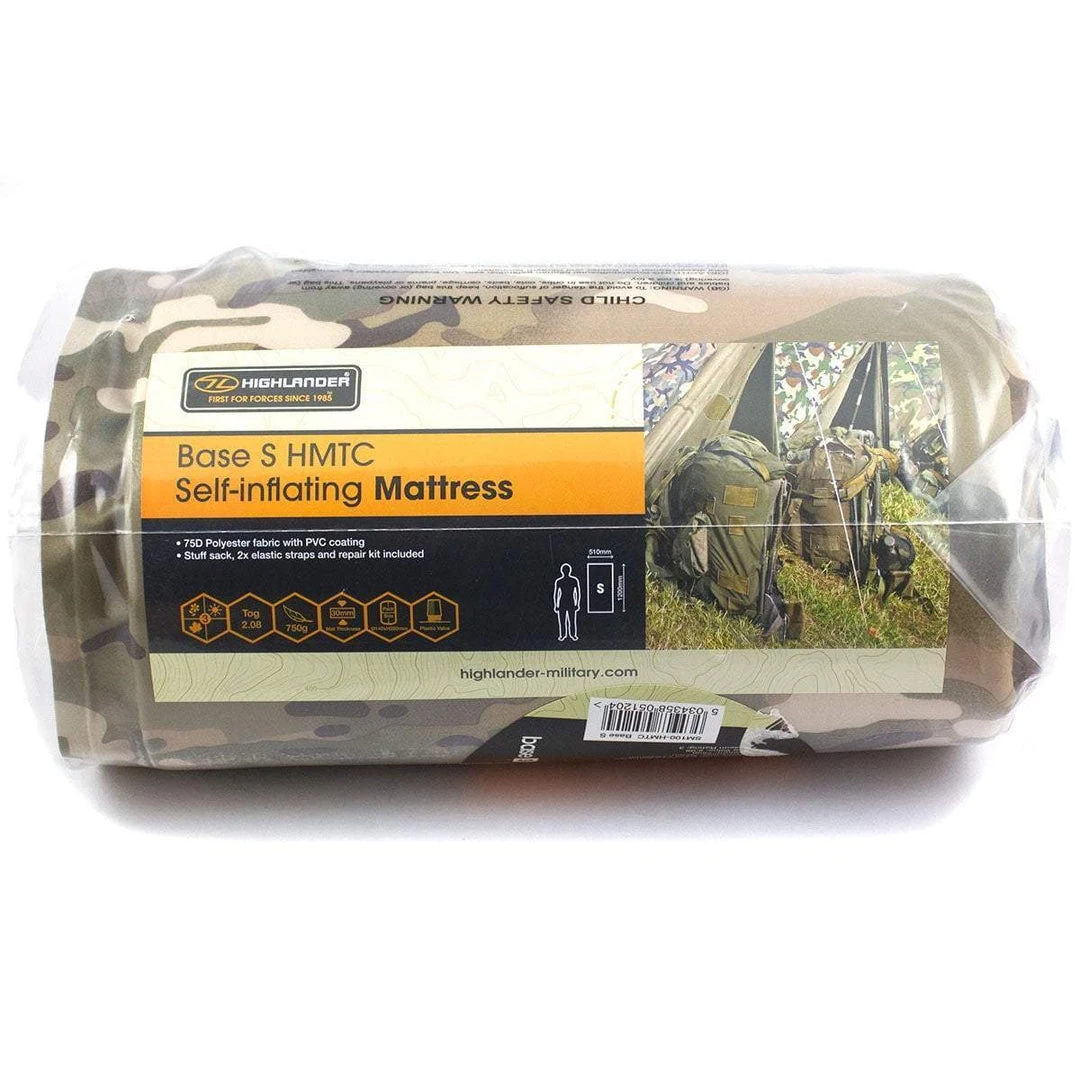 Camping Mats & Pillows HIGHLANDER BASE S SELF INFLATE MAT | Sleeping Bag Mattress, 120cm X 51cm 2 Camping Mats & Pillows HIGHLANDER BASE S SELF INFLATE MAT | Sleeping Bag Mattress, 120cm X 51cm