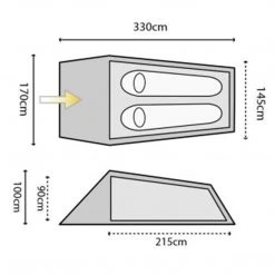 HIGHLANDER BLACKTHORN 2 TENT | Two-Person With Side Storage Area Tents & Shelters 13 HIGHLANDER BLACKTHORN 2 TENT | Two-Person With Side Storage Area Tents & Shelters