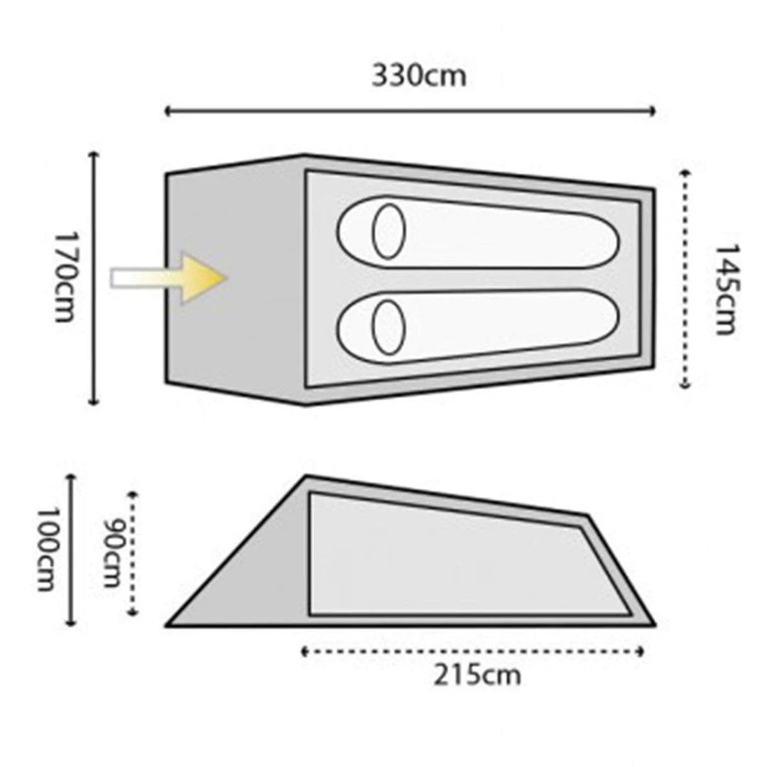 HIGHLANDER BLACKTHORN 2 TENT | Two-Person With Side Storage Area Tents & Shelters 7 HIGHLANDER BLACKTHORN 2 TENT | Two-Person With Side Storage Area Tents & Shelters