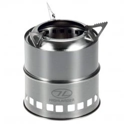 Camping & Survival HIGHLANDER CABAR WOOD BURNING STOVE | Stainless Steel, 8cm X 14cm